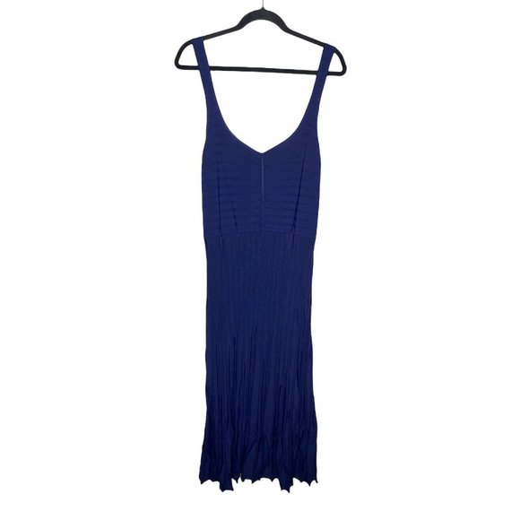 Chelsea28 Dress Size XL Navy Blue Tank Sweater Dress Maxi Sleeveless Women's - Picture 2 of 5